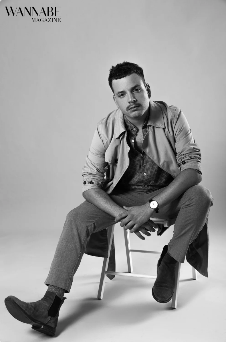 Portrait of writer Filip Grujic