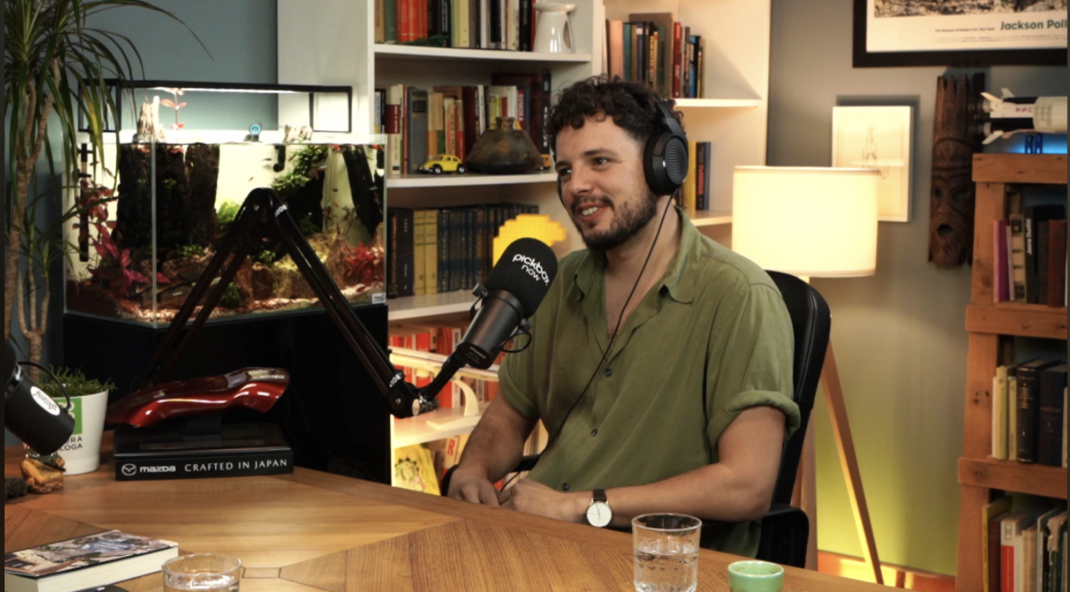 Portrait of writer Filip Grujic